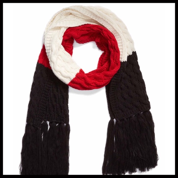 EXTRA LONG KNIT TASSEL FRINGE BLANKET SCARF A2C - Picture 5 of 7